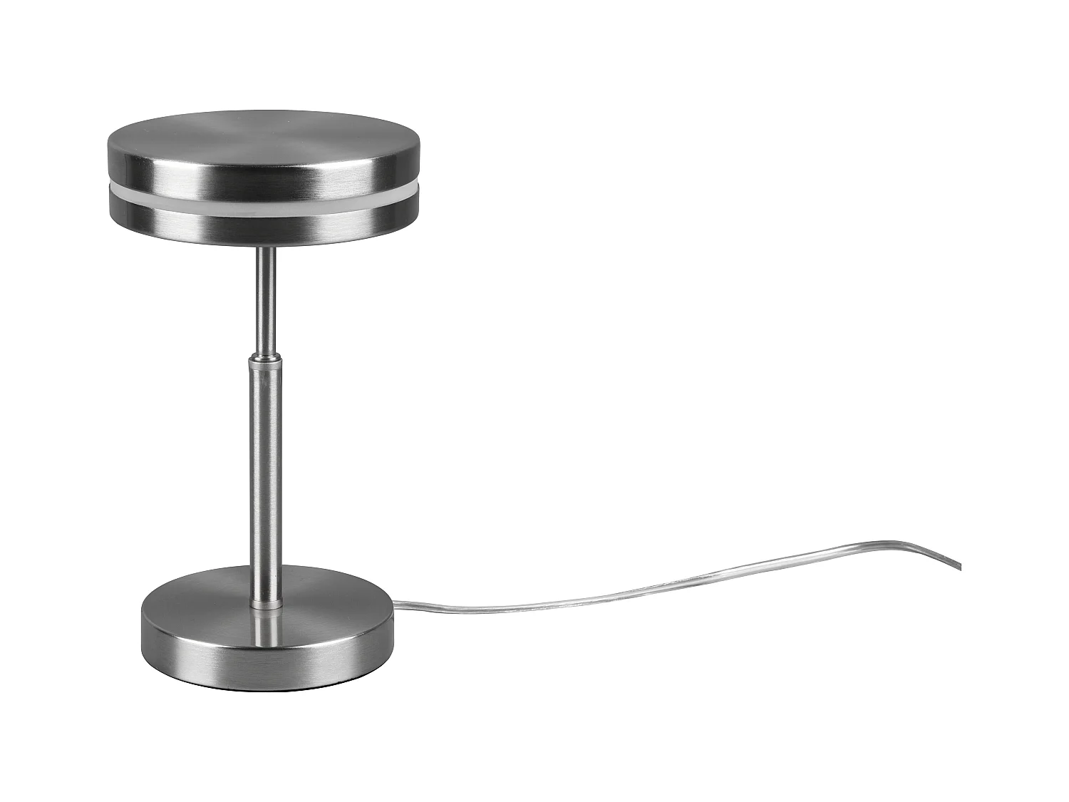 Franklin - Lampe de table LED- Coloris Nickel mat - Hauteur 250 mm - Largeur 140 mm