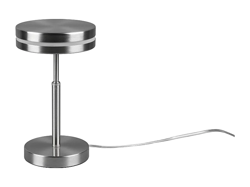 Franklin - Lampe de table LED- Coloris Nickel mat - Hauteur 250 mm - Largeur 140 mm