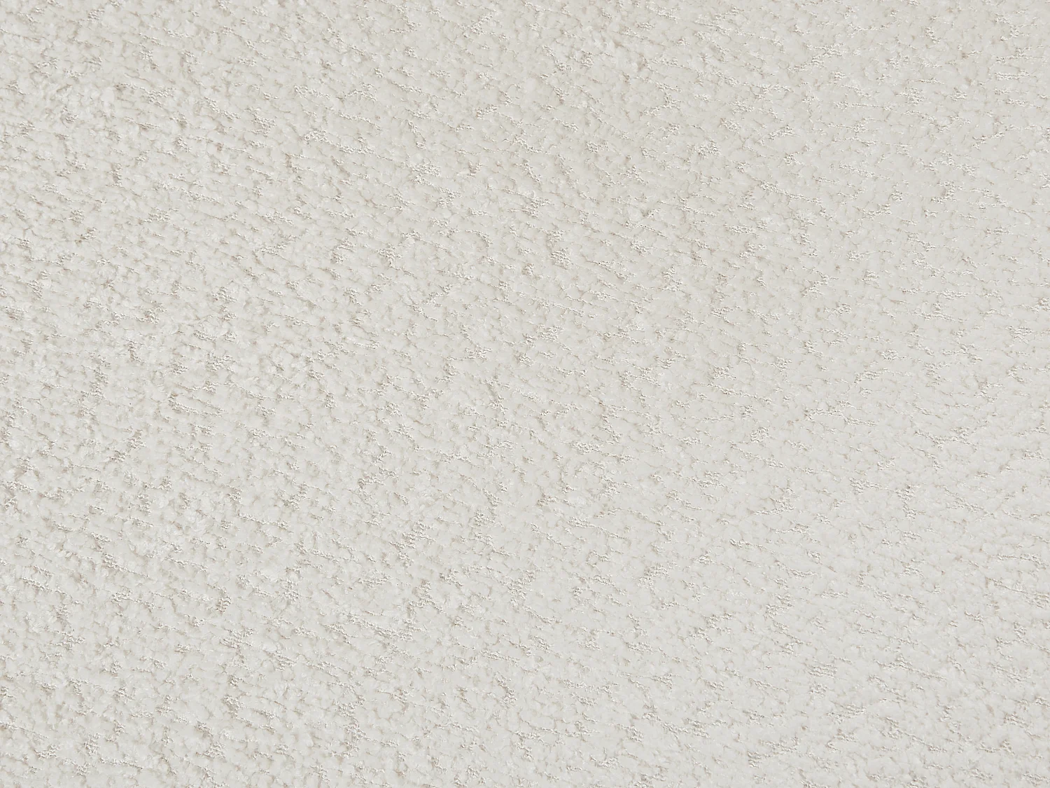 Fauteuil pivotant en tissu bouclette blanc ATORCO