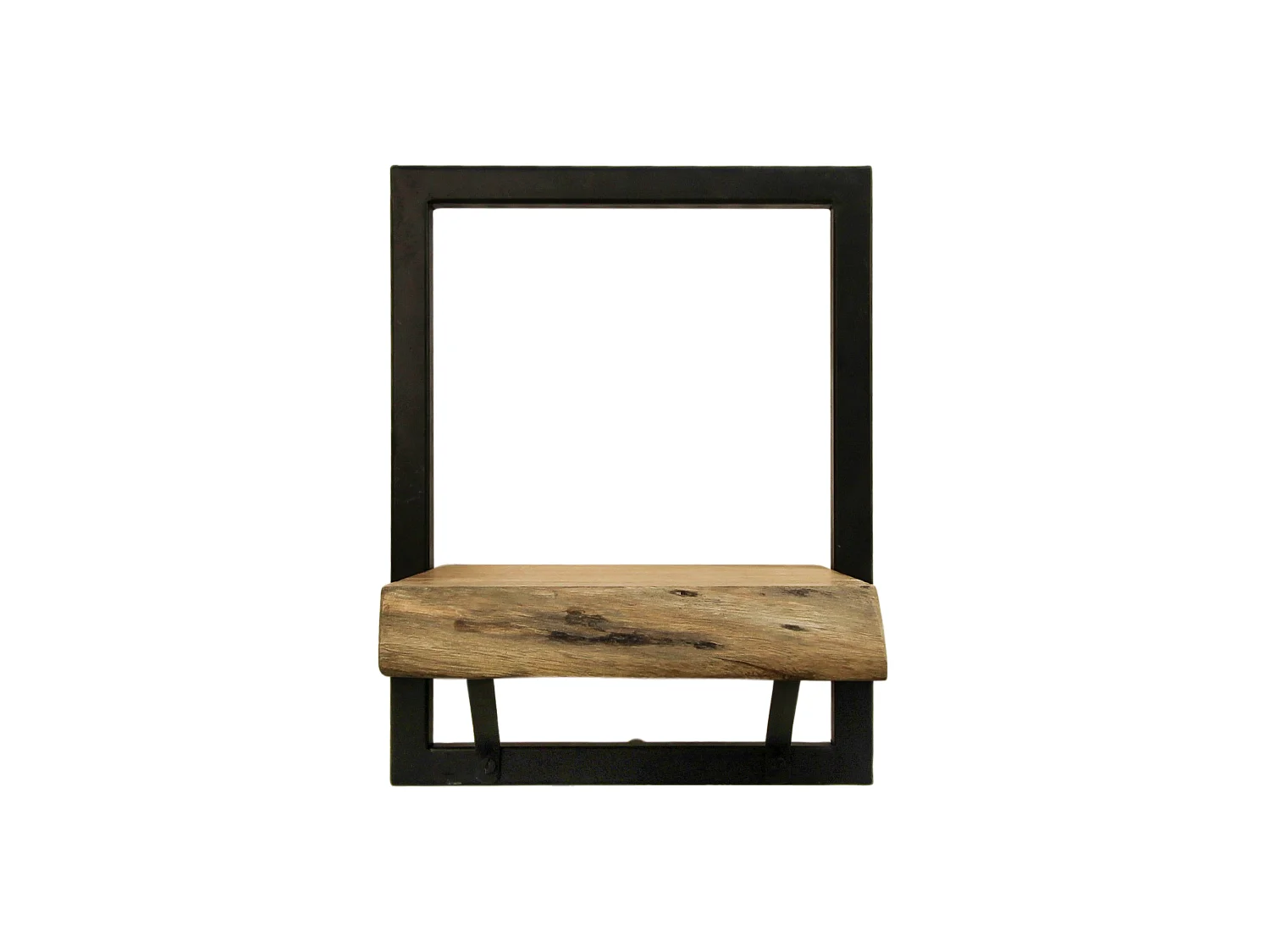 Étagère murale Levels live edge (bord brut) - Acacia/fer 25*22*32