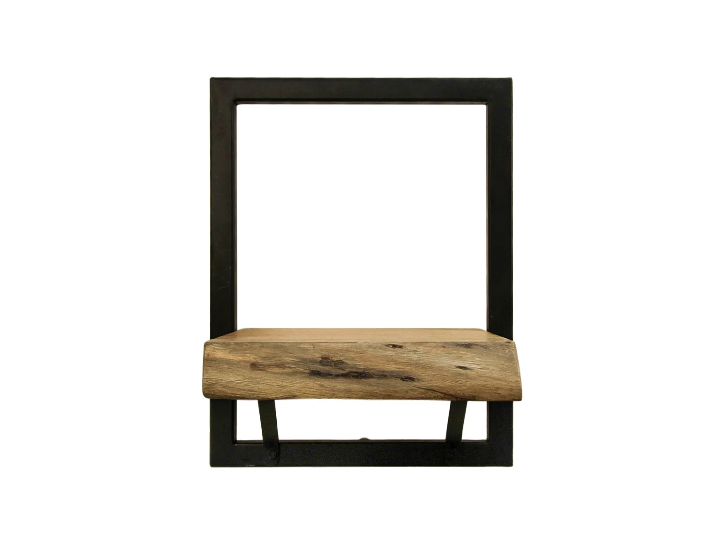 Étagère murale Levels live edge (bord brut) - Acacia/fer 25*22*32
