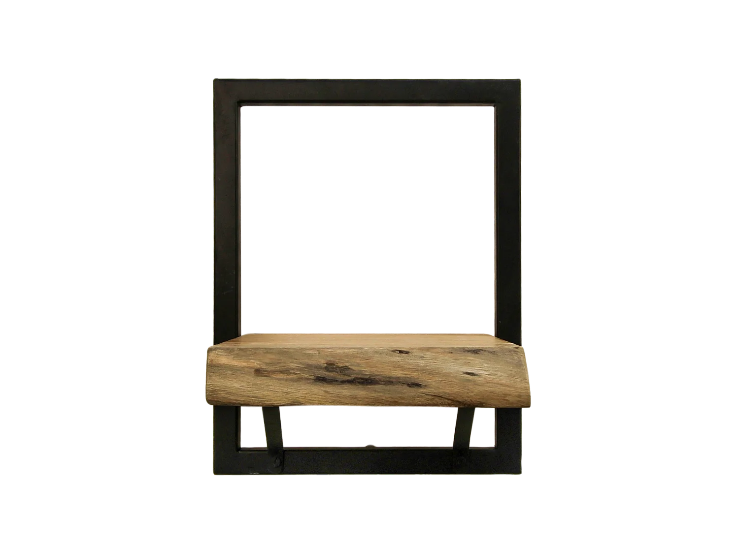 Étagère murale Levels live edge (bord brut) - Acacia/fer 25*22*32