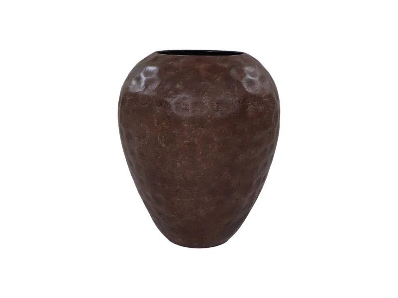 Vase rustique - Fer - Brun - ø45x55
