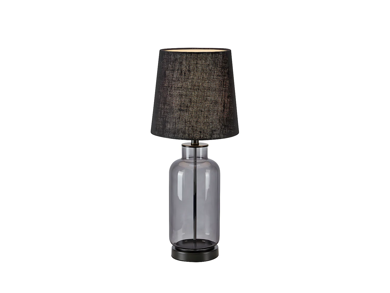 Lampe de table Costero 1L 61,5cm de fumée / noir