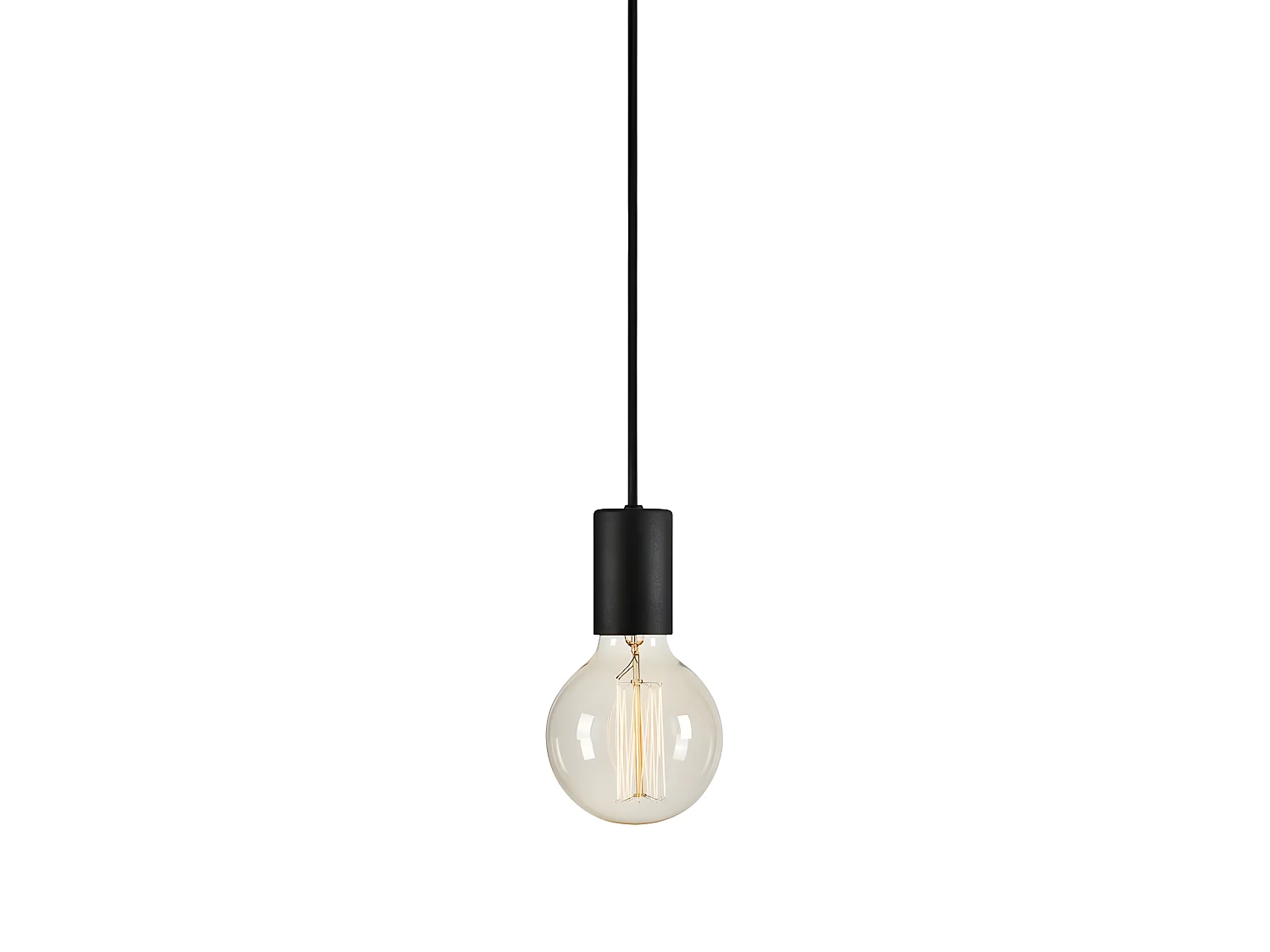 Cielo Pendant lampe 1l Sandy noir