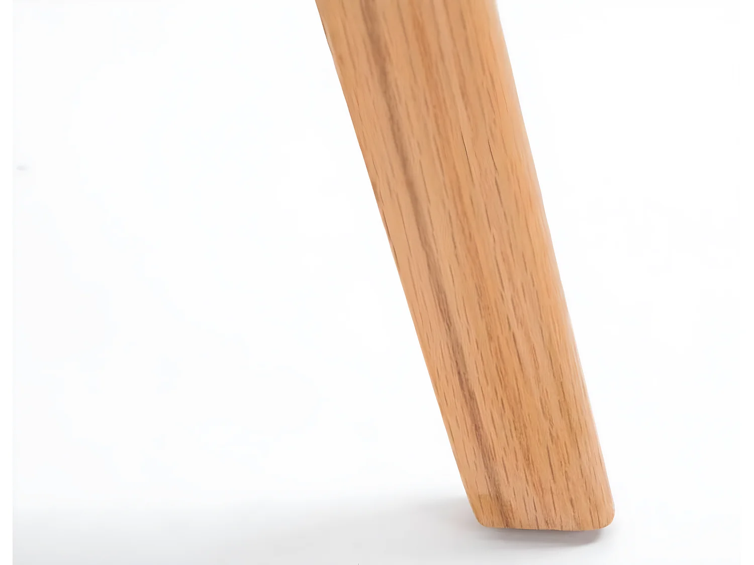 Lot de 2  Tabouret de bar - Plastique & Bois - Noir - Metz