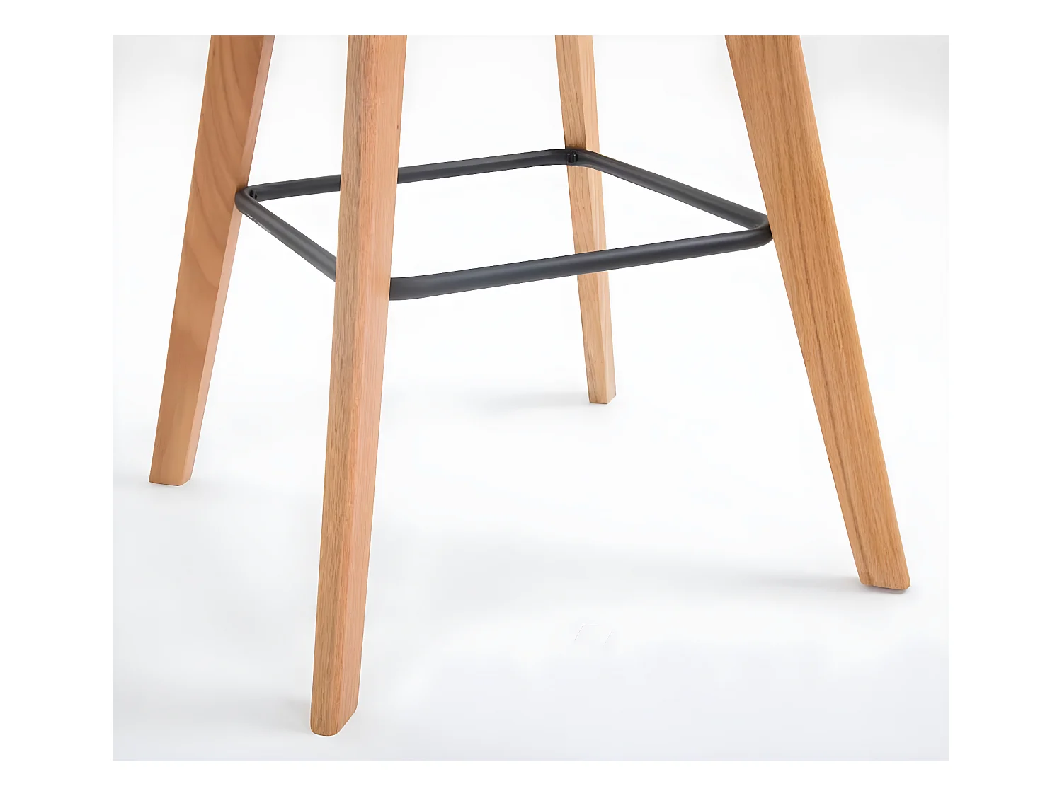 Set van 2  Barkruk - Kunststof & Hout - zwart - Metz