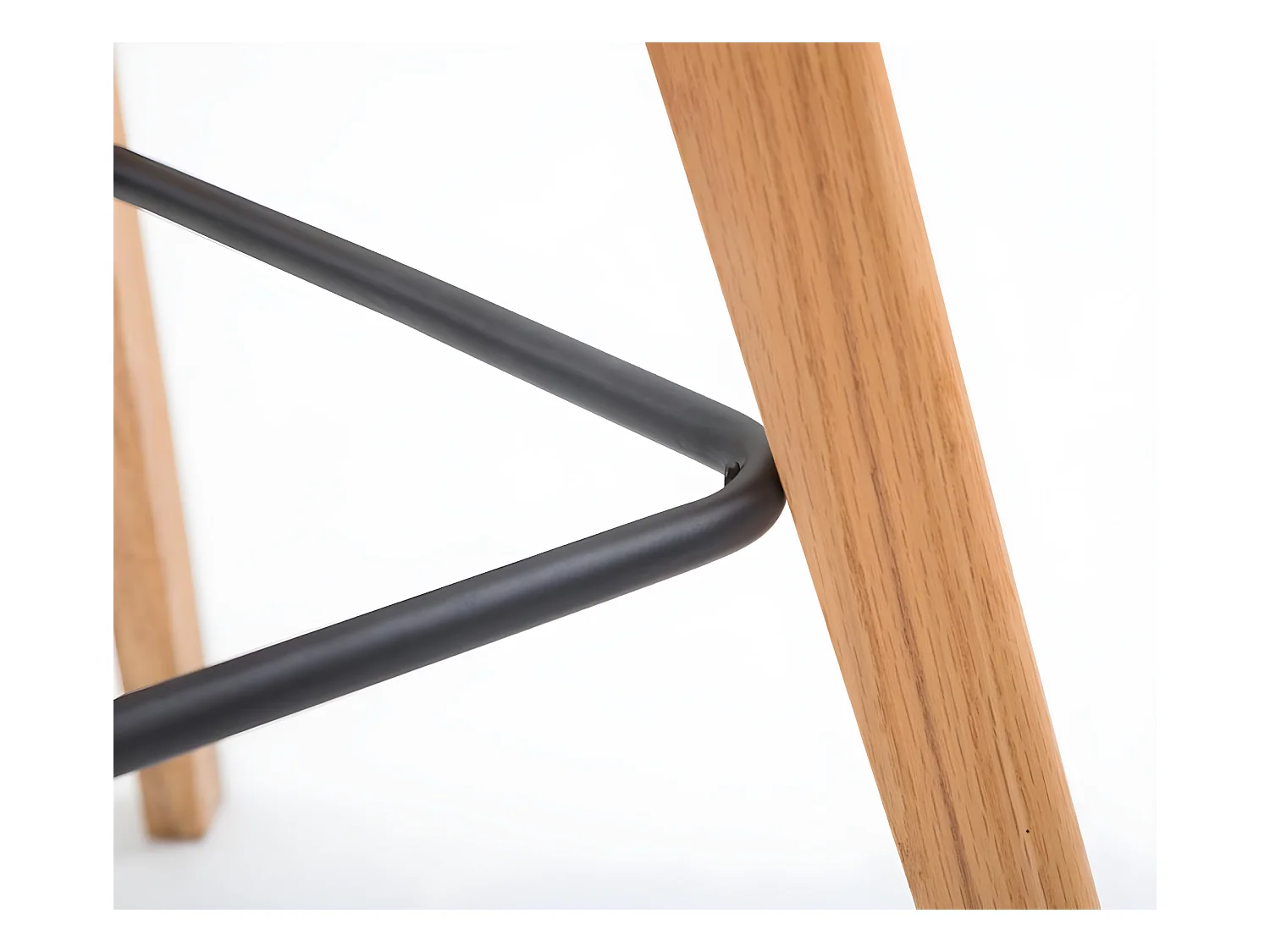 Set van 2  Barkruk - Kunststof & Hout - zwart - Metz