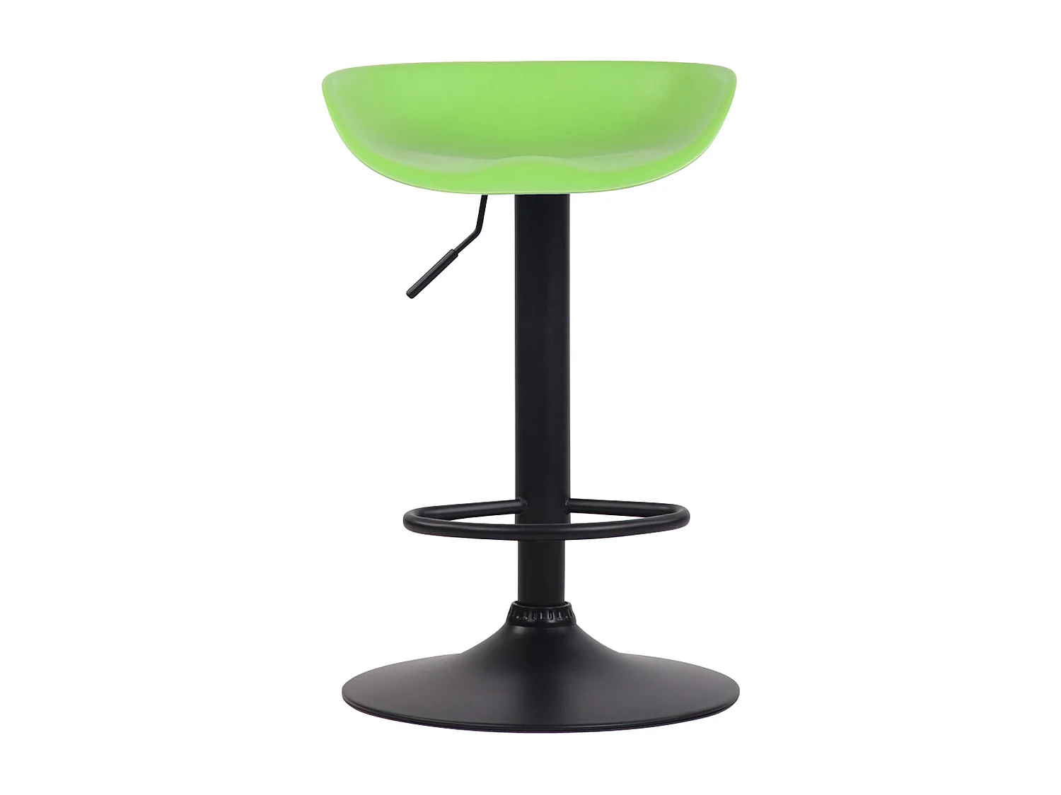 Lot de 4  Tabouret de bar - Plastique & Métal - Vert - Anaheim