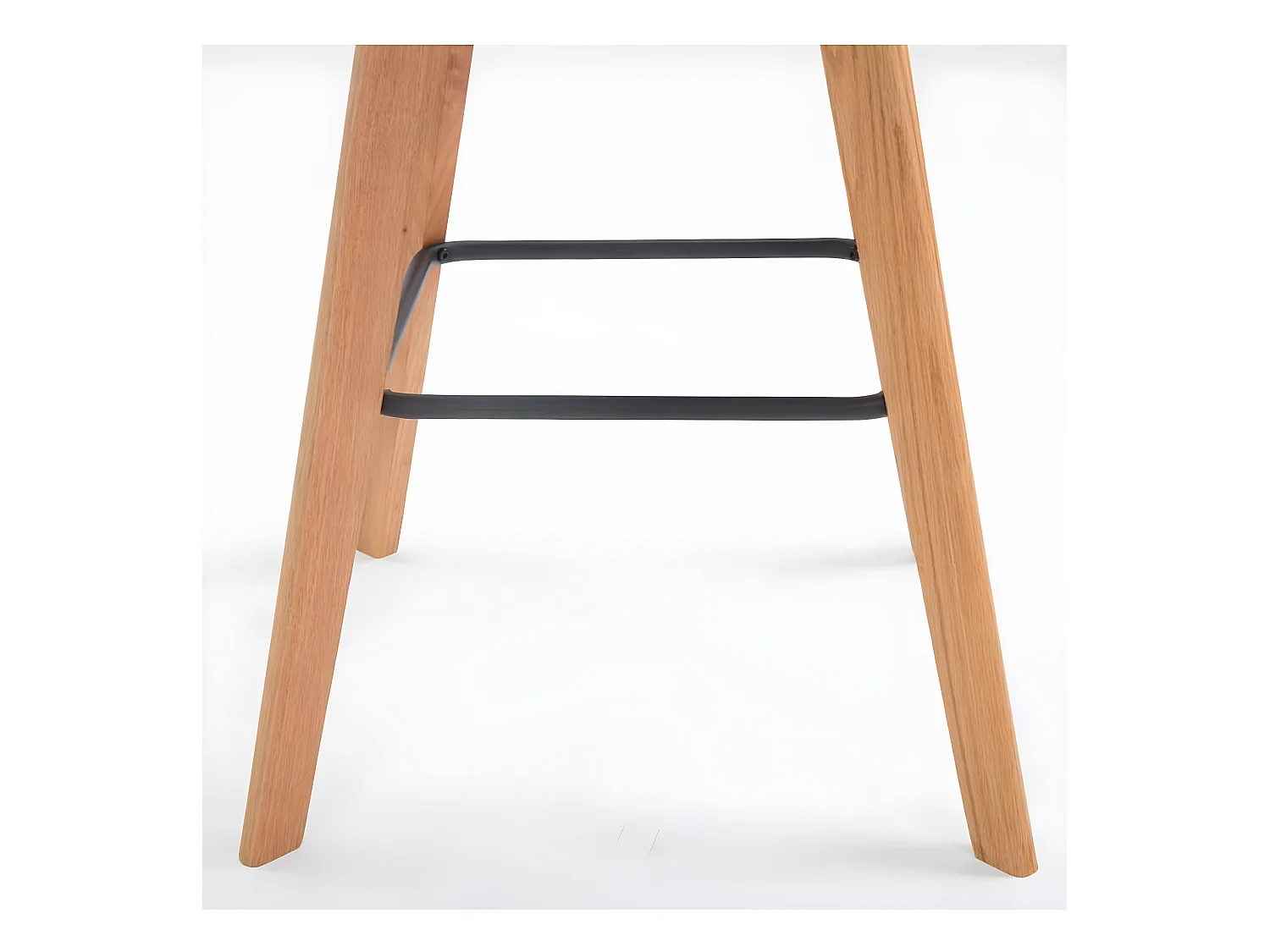 Set van 2  Barkruk - Kunstleer & Hout - wit - Metz