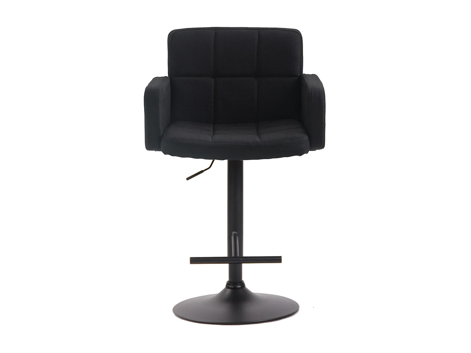 Tabouret de bar - Tissu & Métal - Noir - Los Angeles