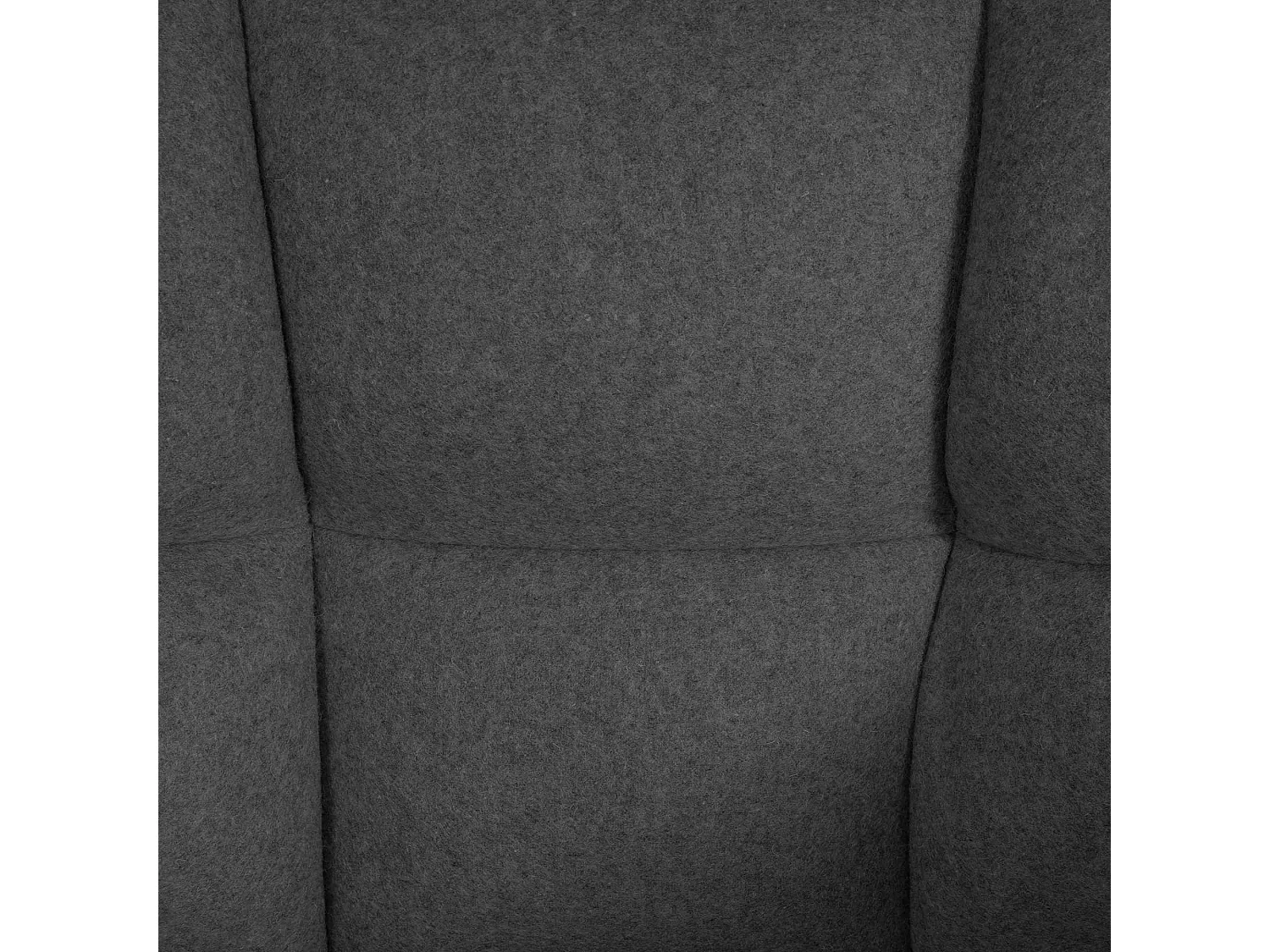 Tabouret de bar - Feutrine & Acier inoxydable - Anthracite - Damaso