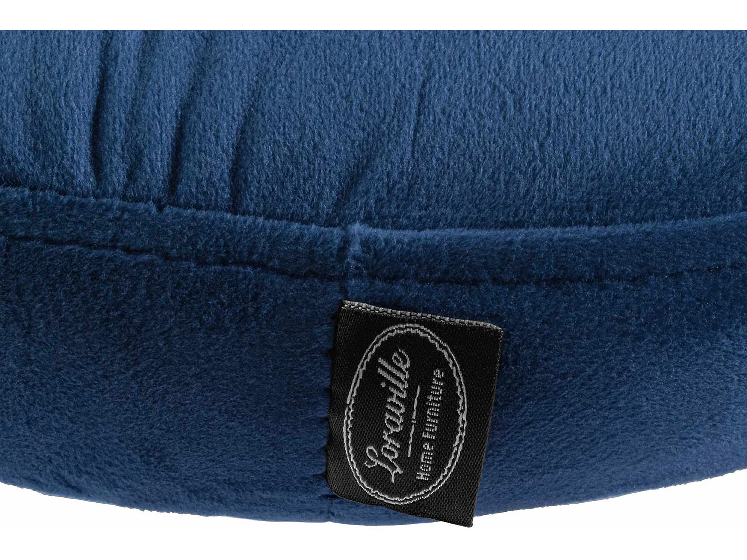 Barkruk - Fluweel & zwart - blauw - Ponte