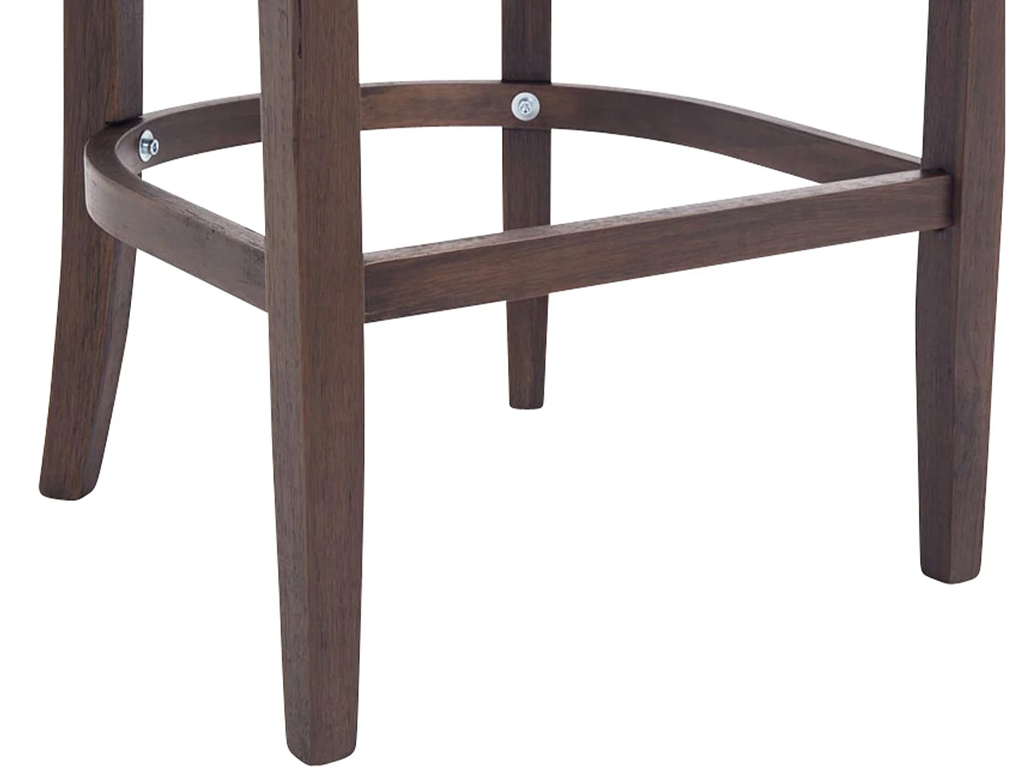 Tabouret de bar - Tissu & Bois - Marron - Lakewood