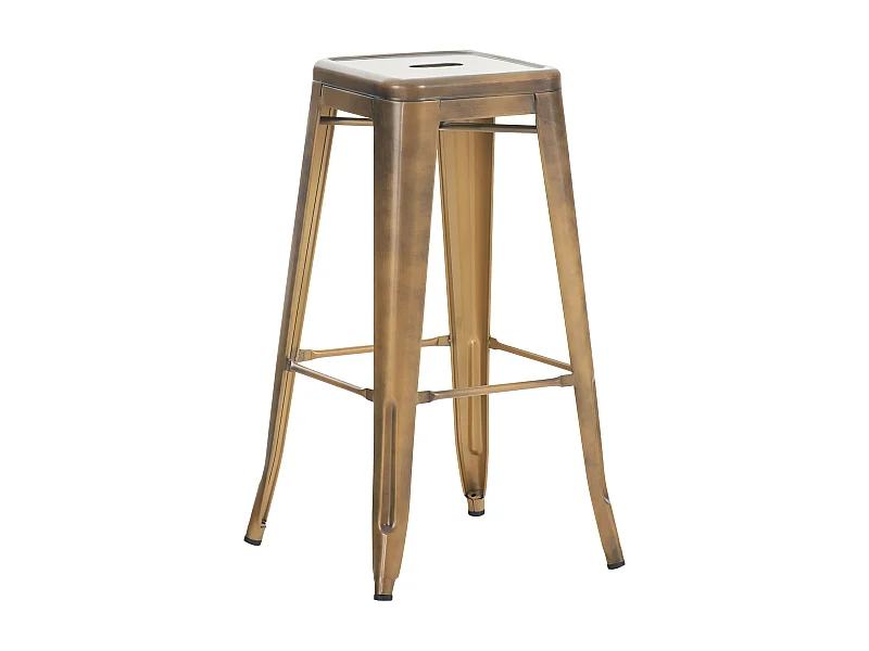 Barhocker - Metall - gold - Joshua