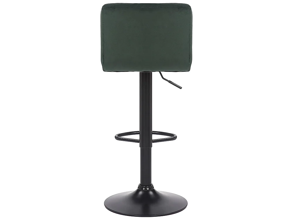Barkruk - Fluweel - groen - Feni