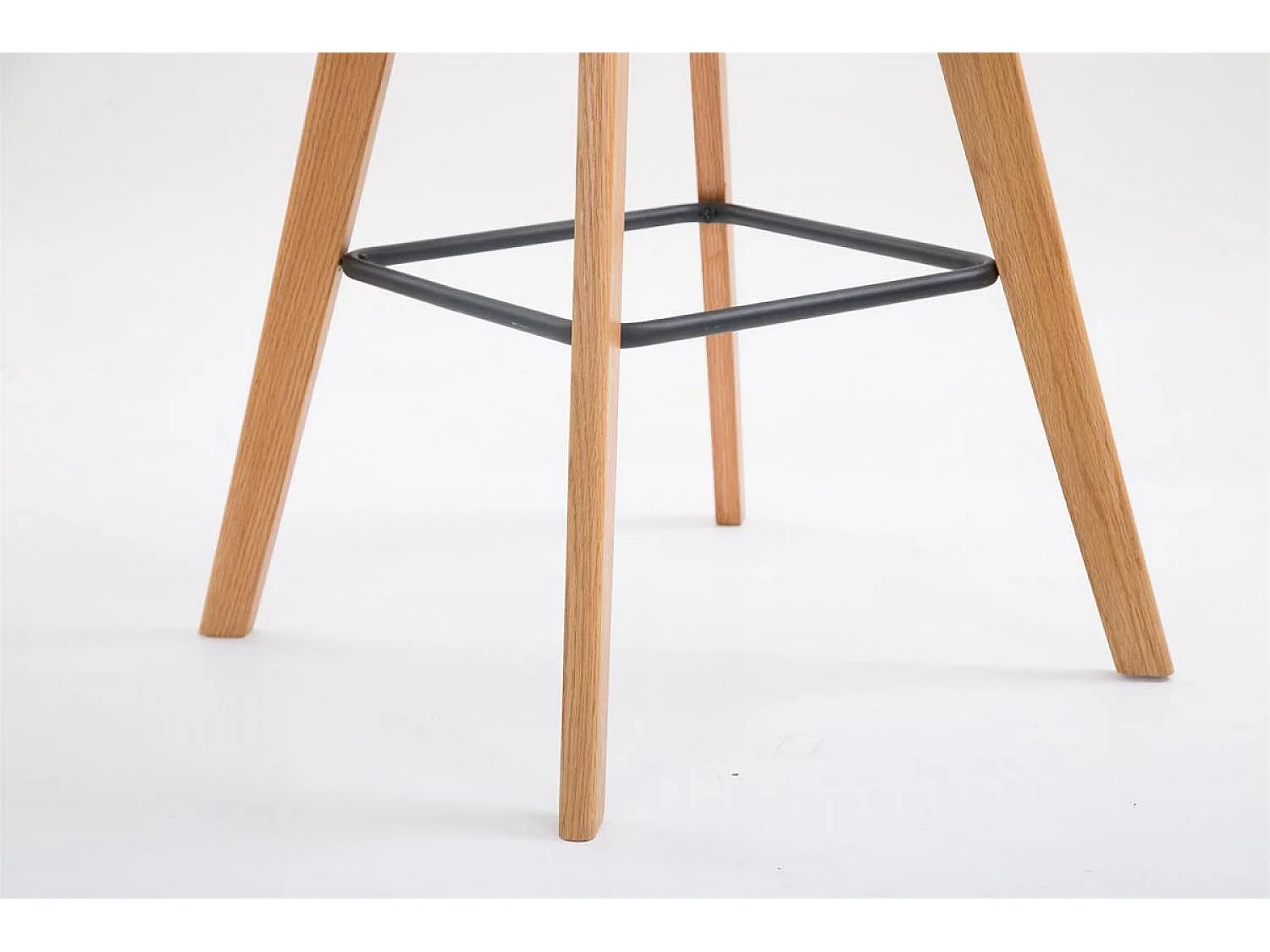 Barhocker - Stoff & Holz - braun - Metz