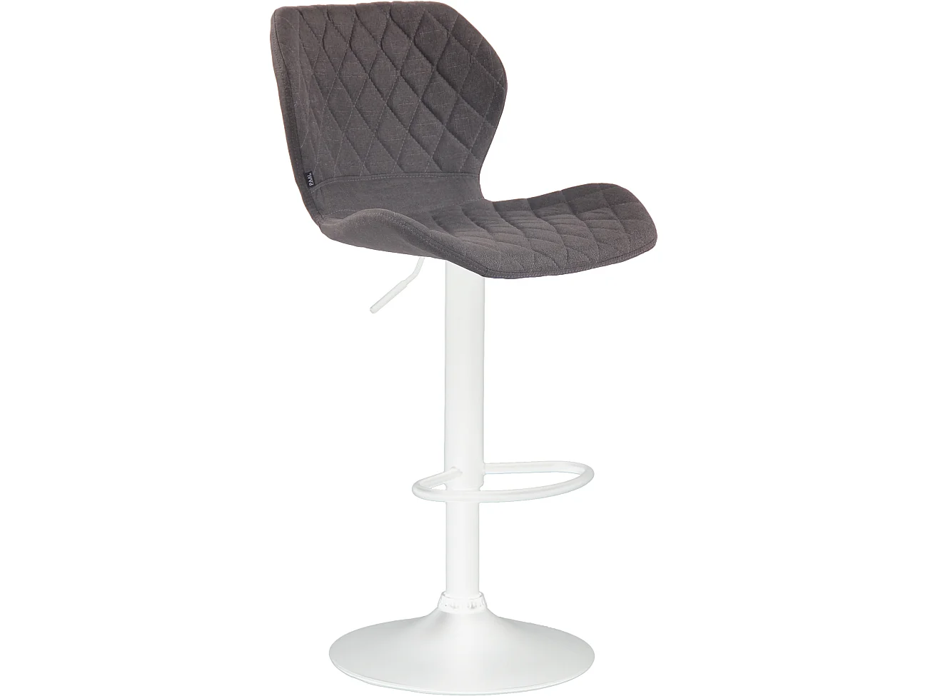 Tabouret de bar - Tissu & Métal - Gris foncé - Cork