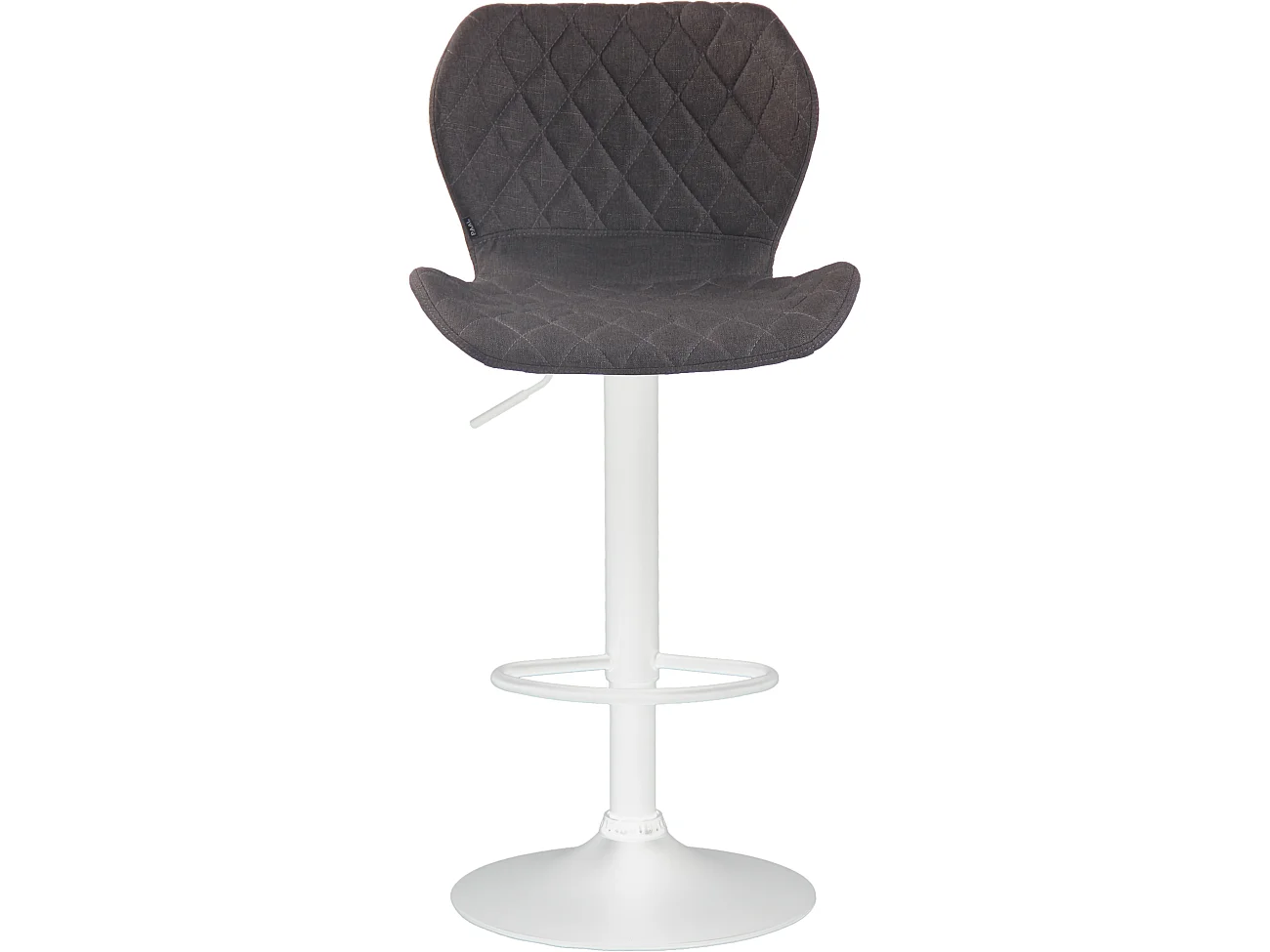 Tabouret de bar - Tissu & Métal - Gris foncé - Cork