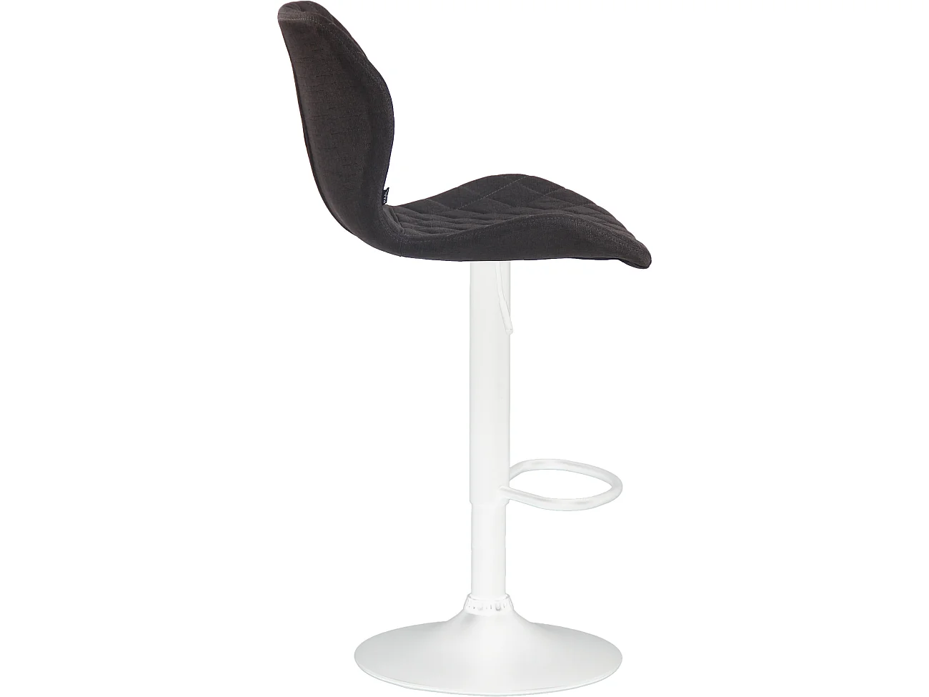 Tabouret de bar - Tissu & Métal - Gris foncé - Cork