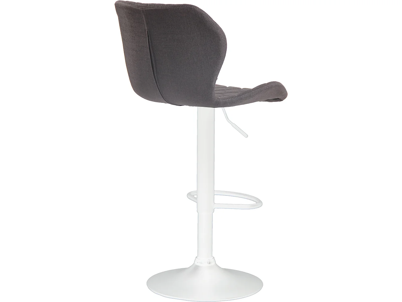 Tabouret de bar - Tissu & Métal - Gris foncé - Cork