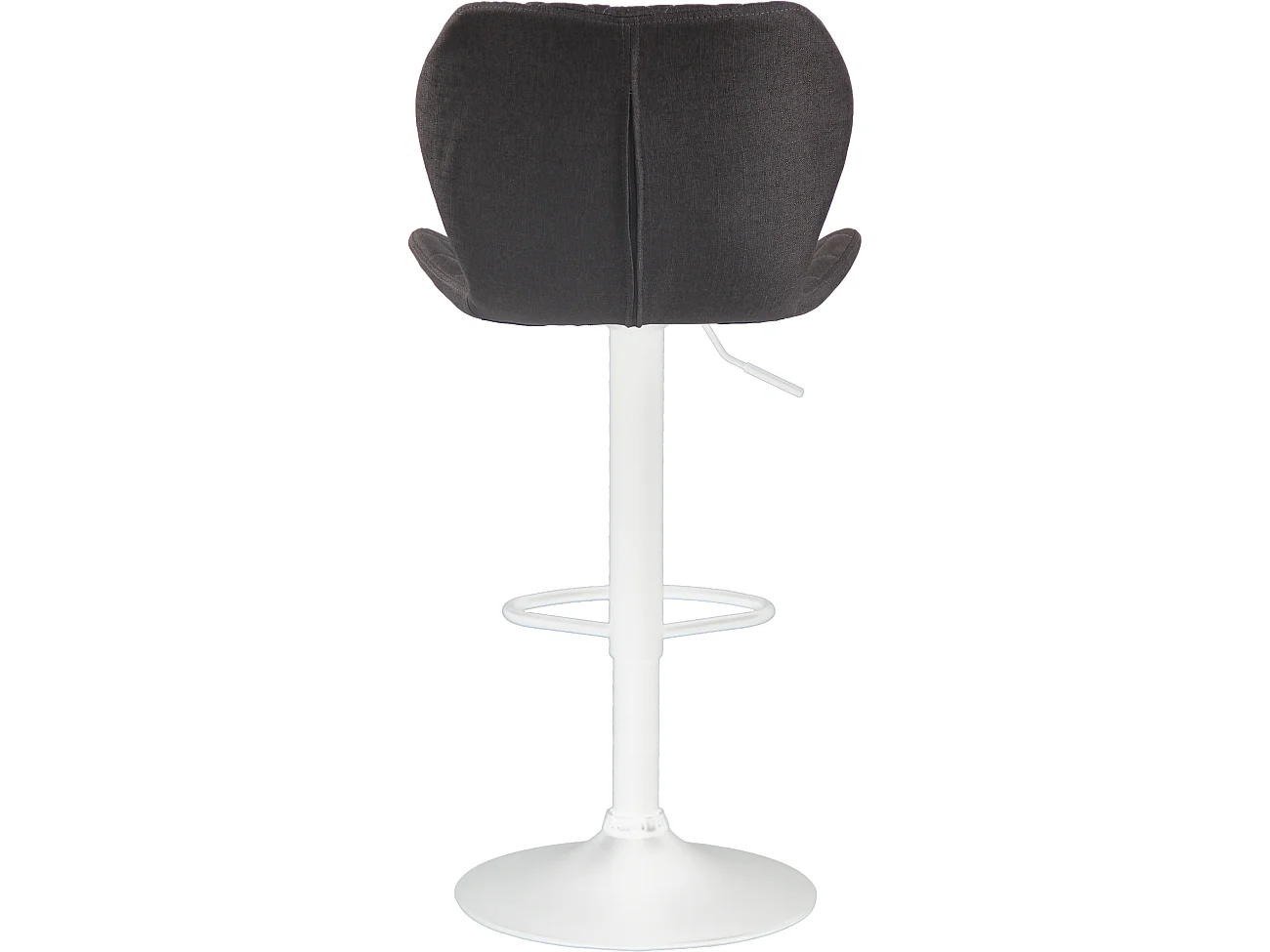 Tabouret de bar - Tissu & Métal - Gris foncé - Cork