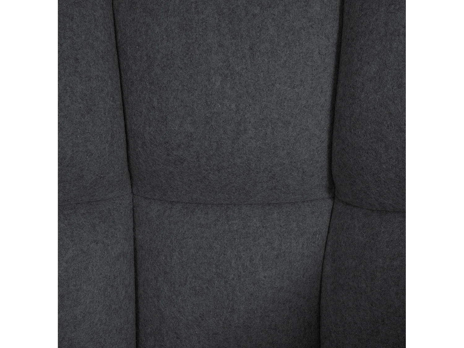 Tabouret de bar - Feutrine & Noir - Anthracite - Damaso