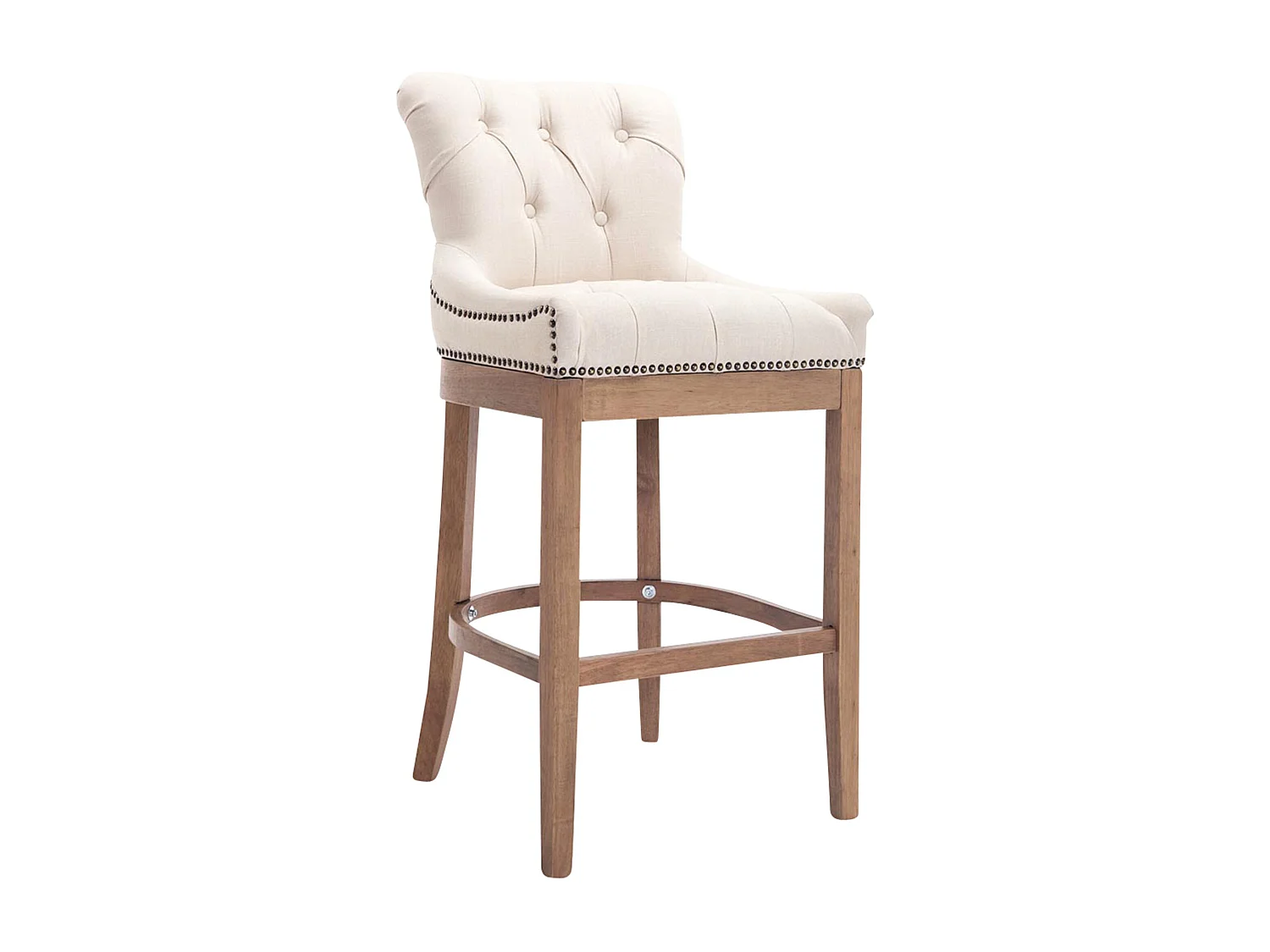 Barkruk - Stof - creme - Lakewood