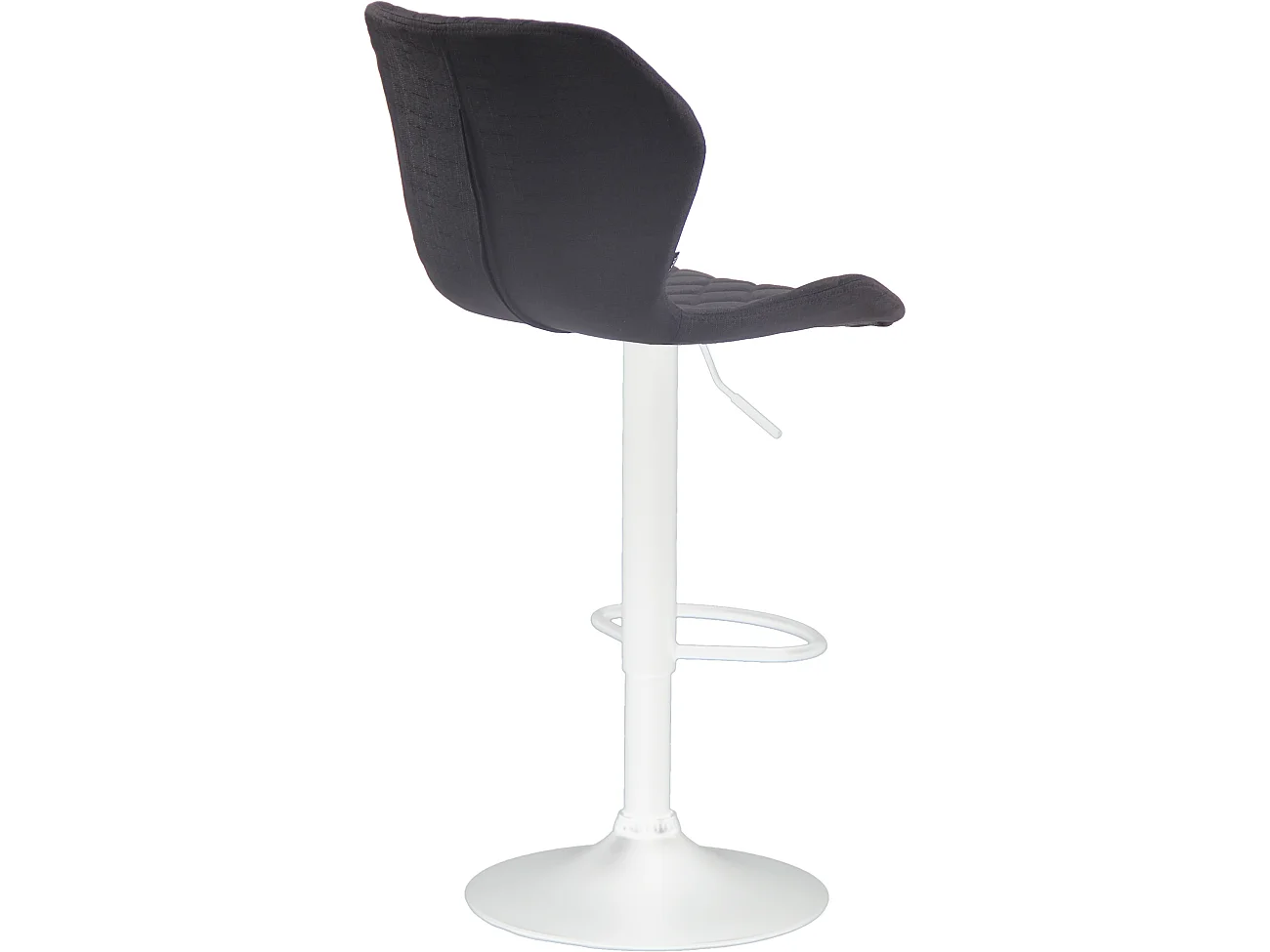 Tabouret de bar - Tissu & Métal - Noir - Cork