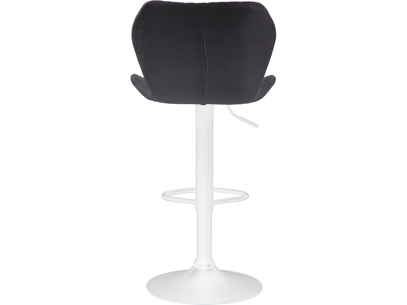 Tabouret de bar - Tissu & Métal - Noir - Cork