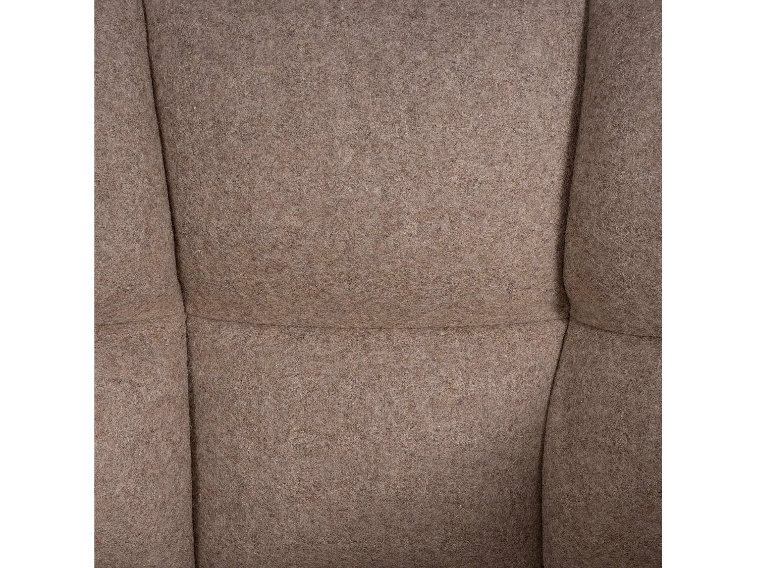 Tabouret de bar - Feutrine & Acier inoxydable - Taupe - Damaso