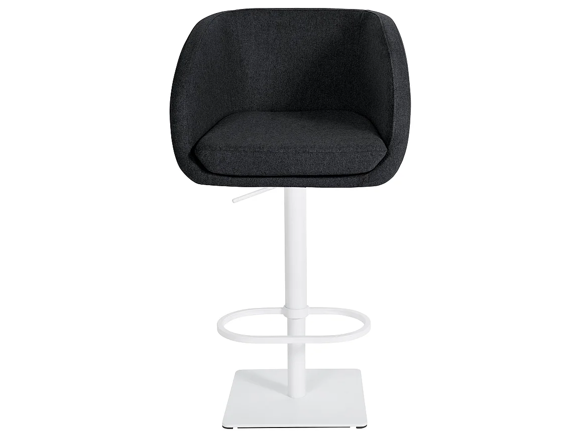 Tabouret de bar - Feutrine & Blanc - Anthracite - Gambo