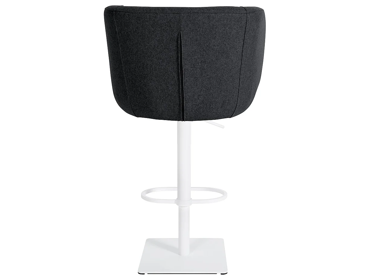 Tabouret de bar - Feutrine & Blanc - Anthracite - Gambo