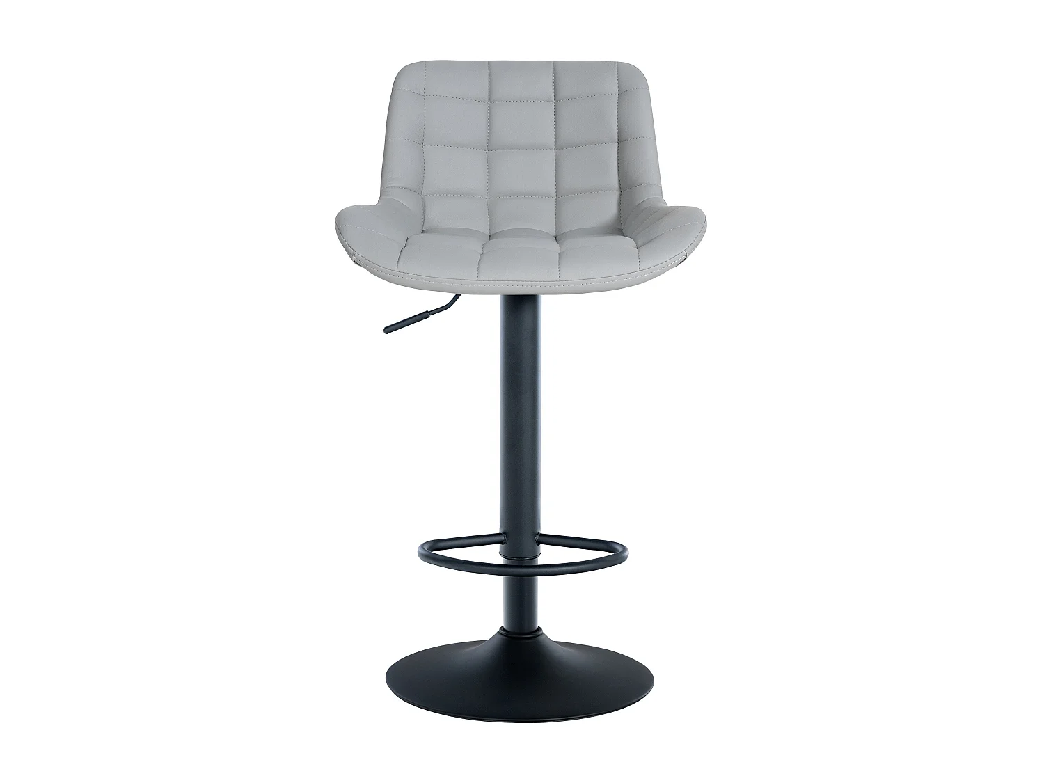 Set van 2  Barkruk - Kunstleer - grijs - Tover