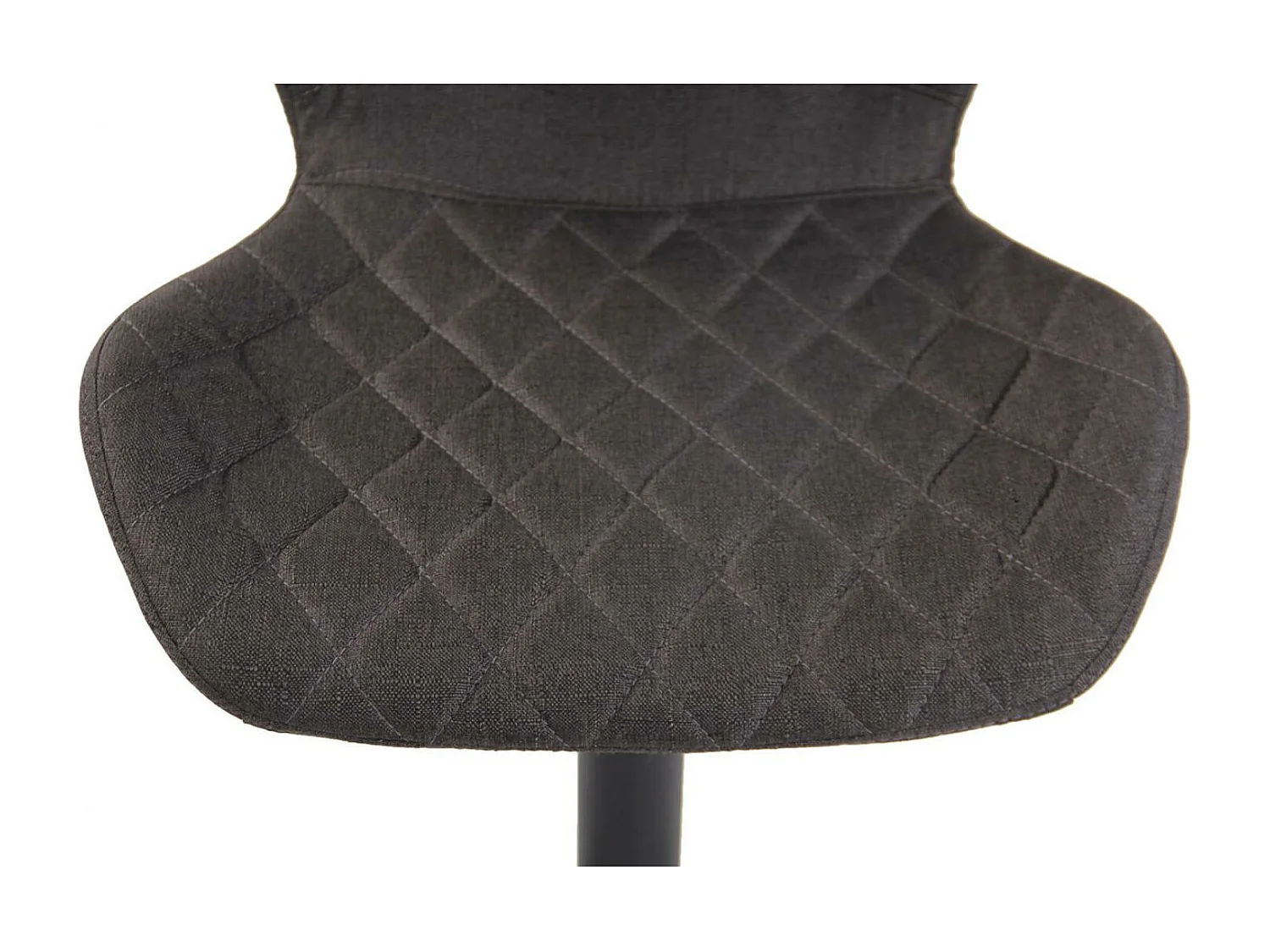 Lot de 2  Tabouret de bar - Tissu & Métal - Gris foncé - Cork