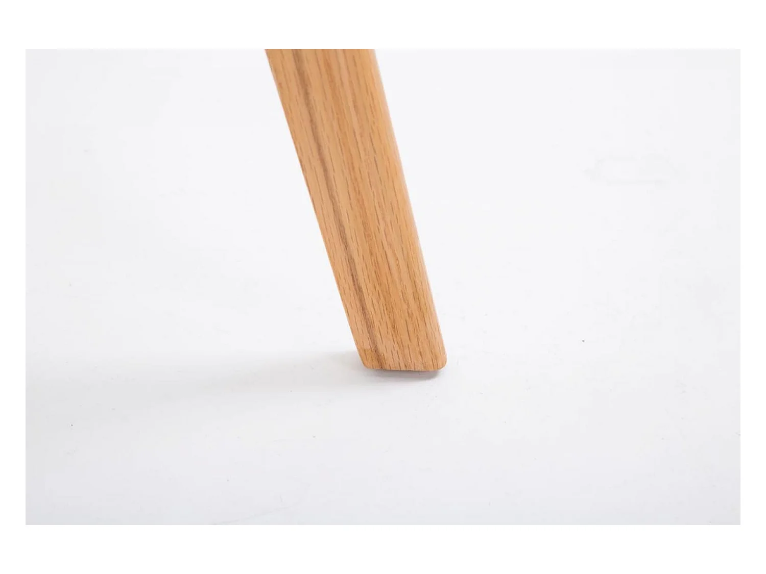 Tabouret de bar - Plastique & Bois - Orange - Metz