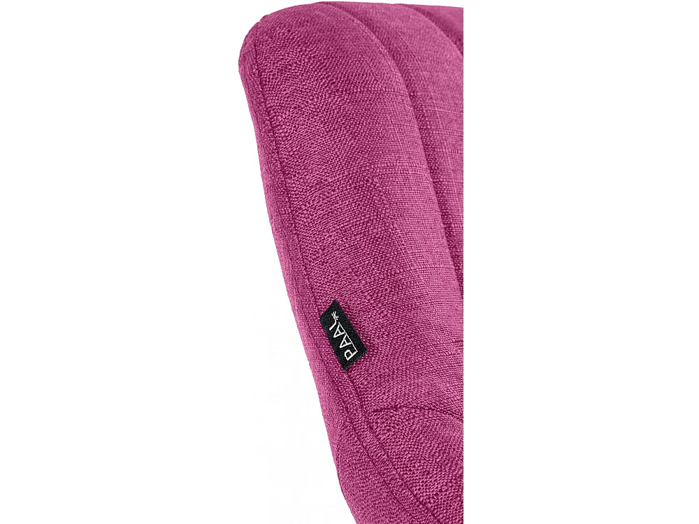 Tabouret de bar - Tissu & Blanc - Violet - Milet