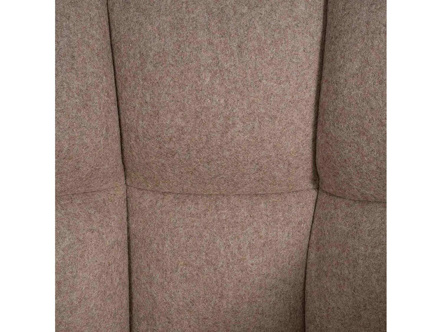 Tabouret de bar - Feutrine & Acier inoxydable - Taupe - Damaso