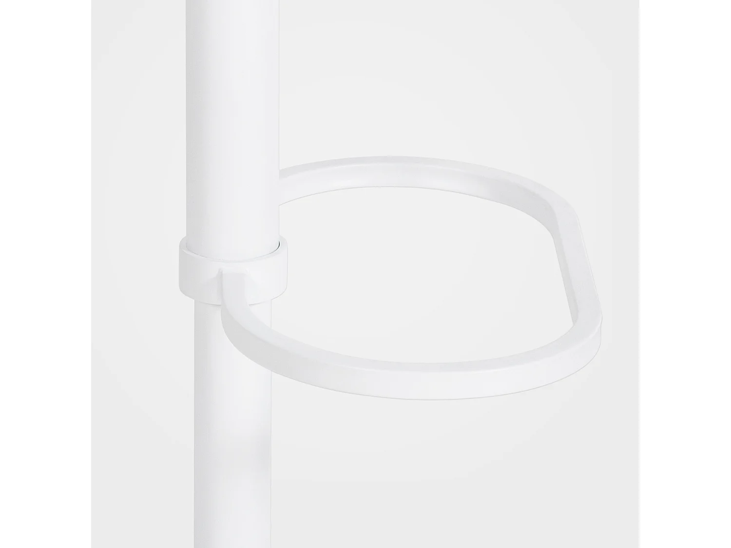 Tabouret de bar - Feutrine & Blanc - Taupe - Damaso