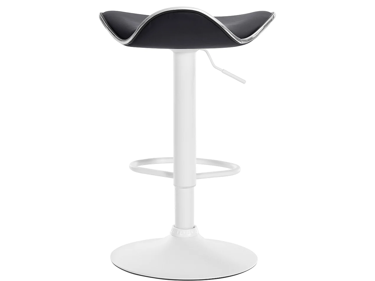 Tabouret de bar - Similicuir - Noir - Shanghai