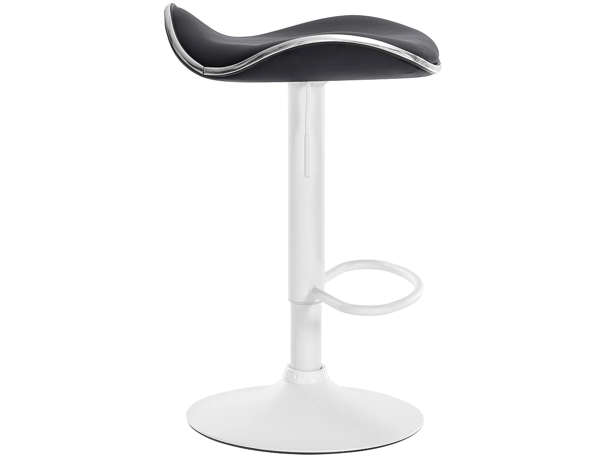 Tabouret de bar - Similicuir - Noir - Shanghai