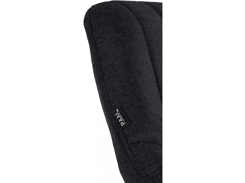 Tabouret de bar - Tissu & Blanc - Noir - Milet