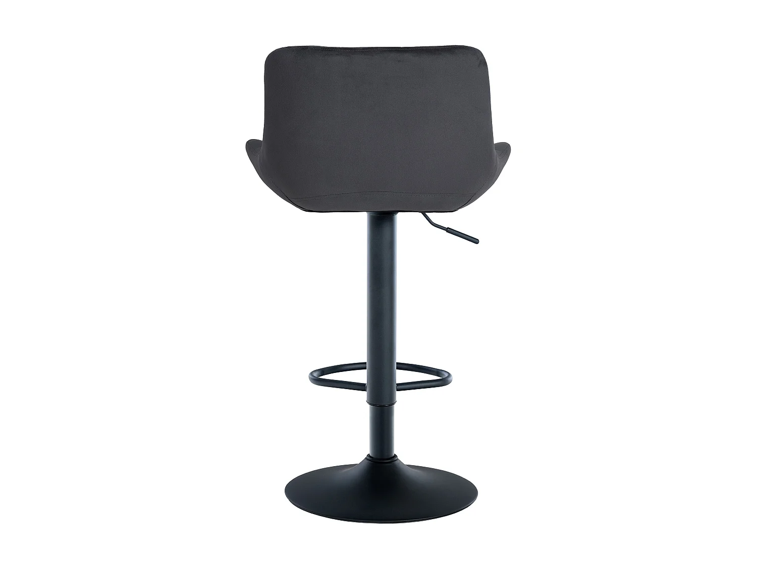 Taburete de bar - Terciopelo - Negro - Tover