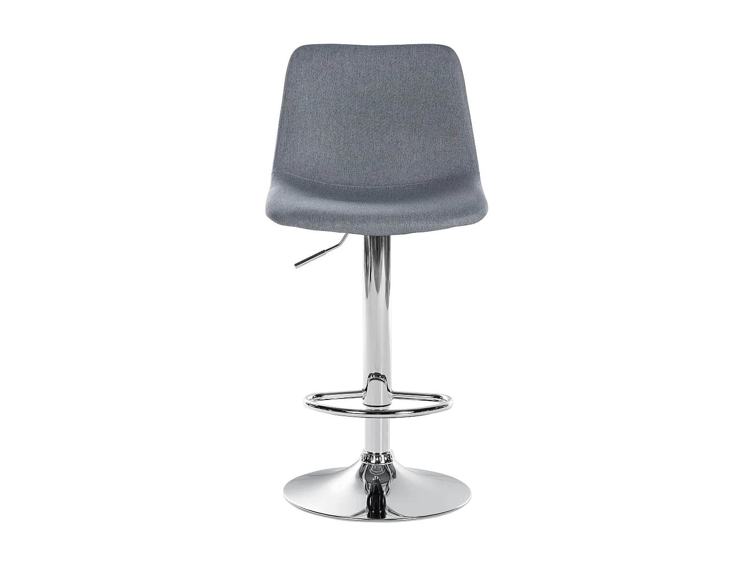 Barkruk - Stof & Metaal - grijs - Divo