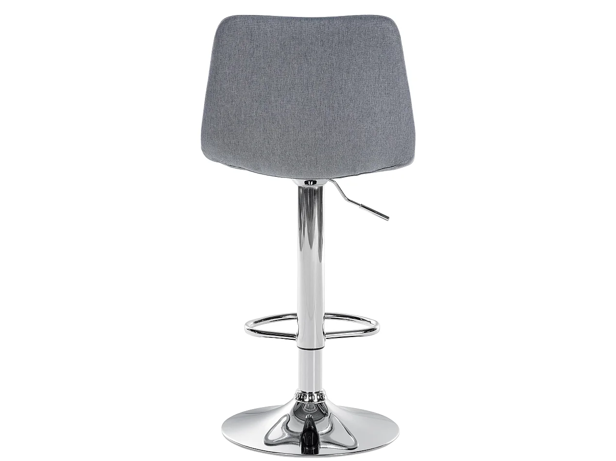 Barkruk - Stof & Metaal - grijs - Divo