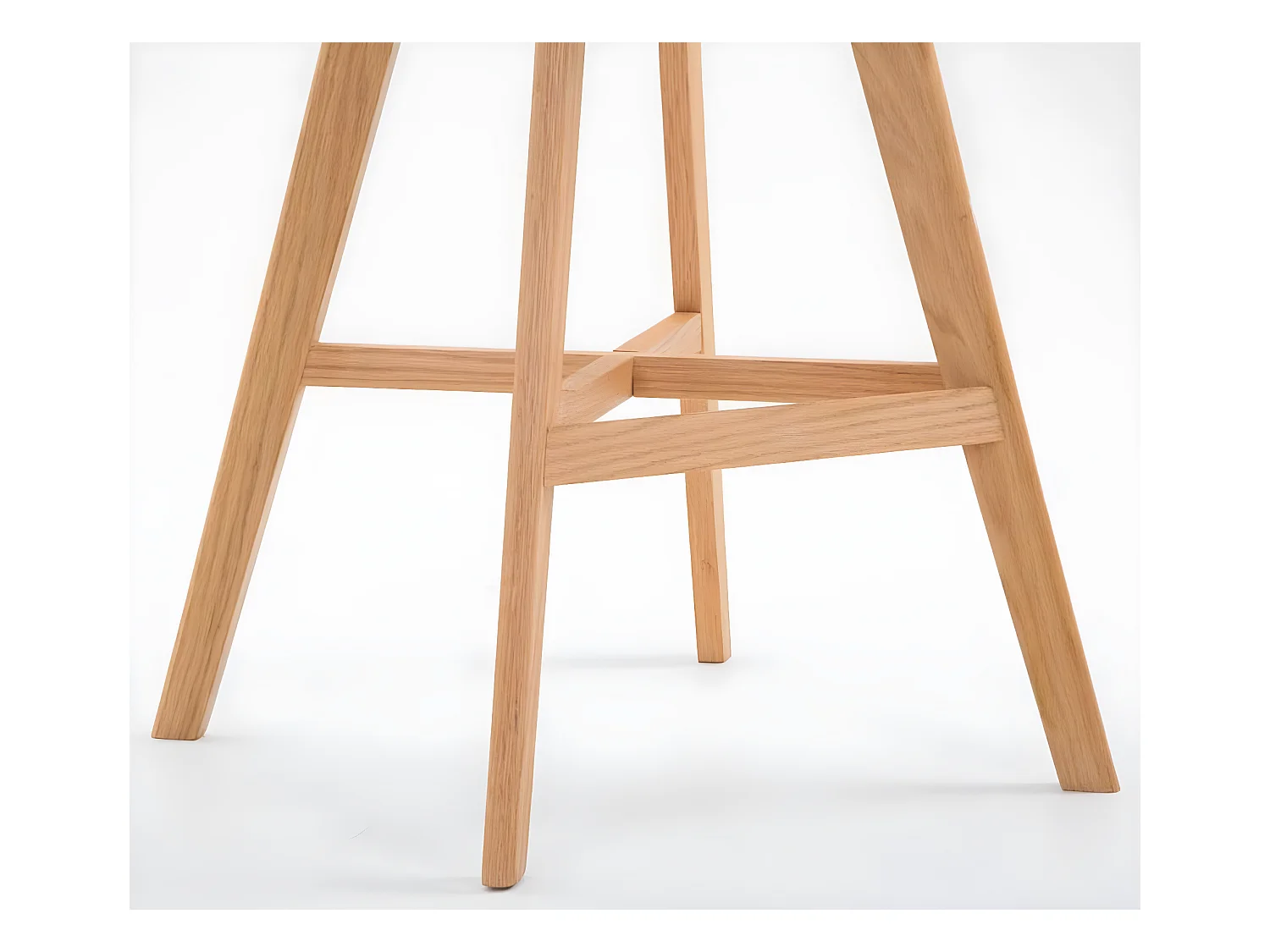 Lot de 2  Tabouret de bar - Similicuir & Nature - Marron - Cannes