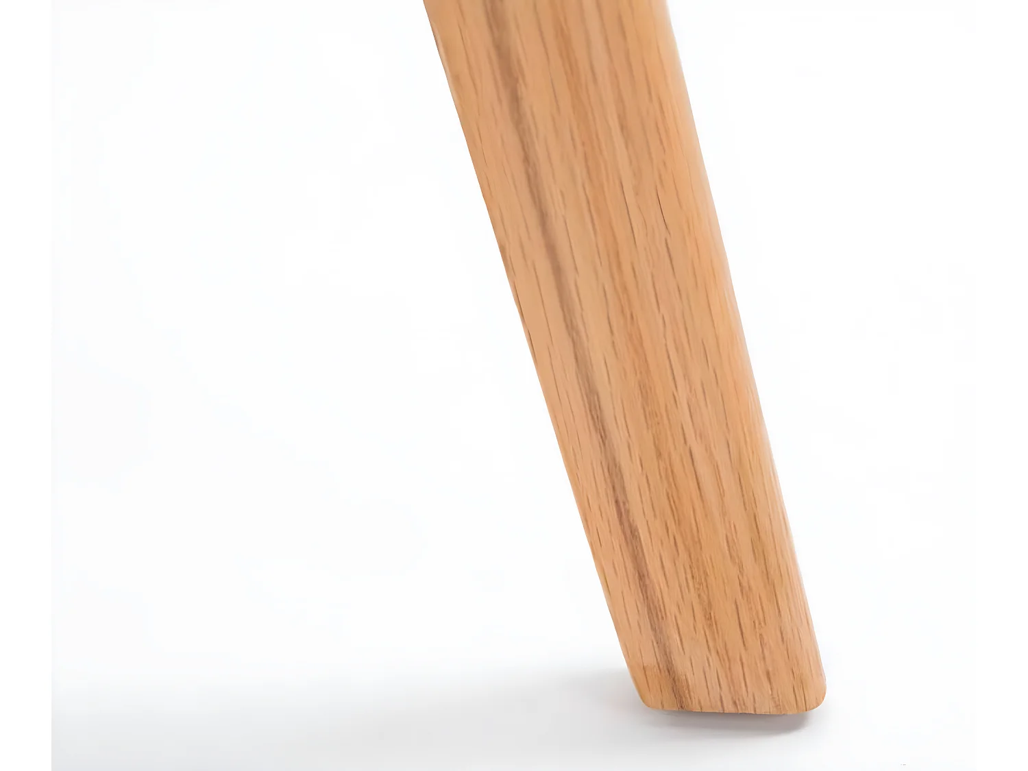 Lot de 2  Tabouret de bar - Plastique & Bois - Orange - Metz