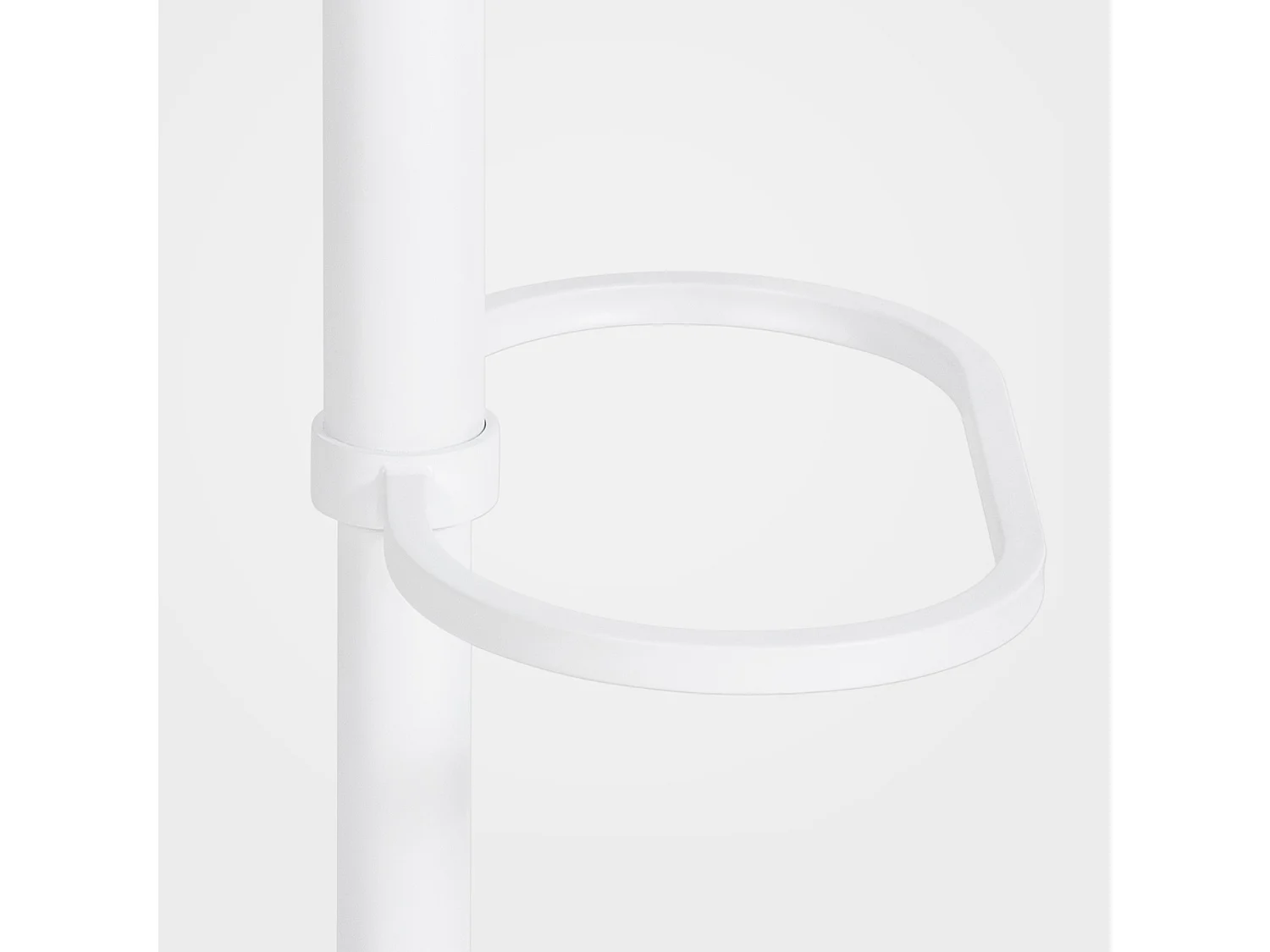 Tabouret de bar - Feutrine & Blanc - Gris - Damaso