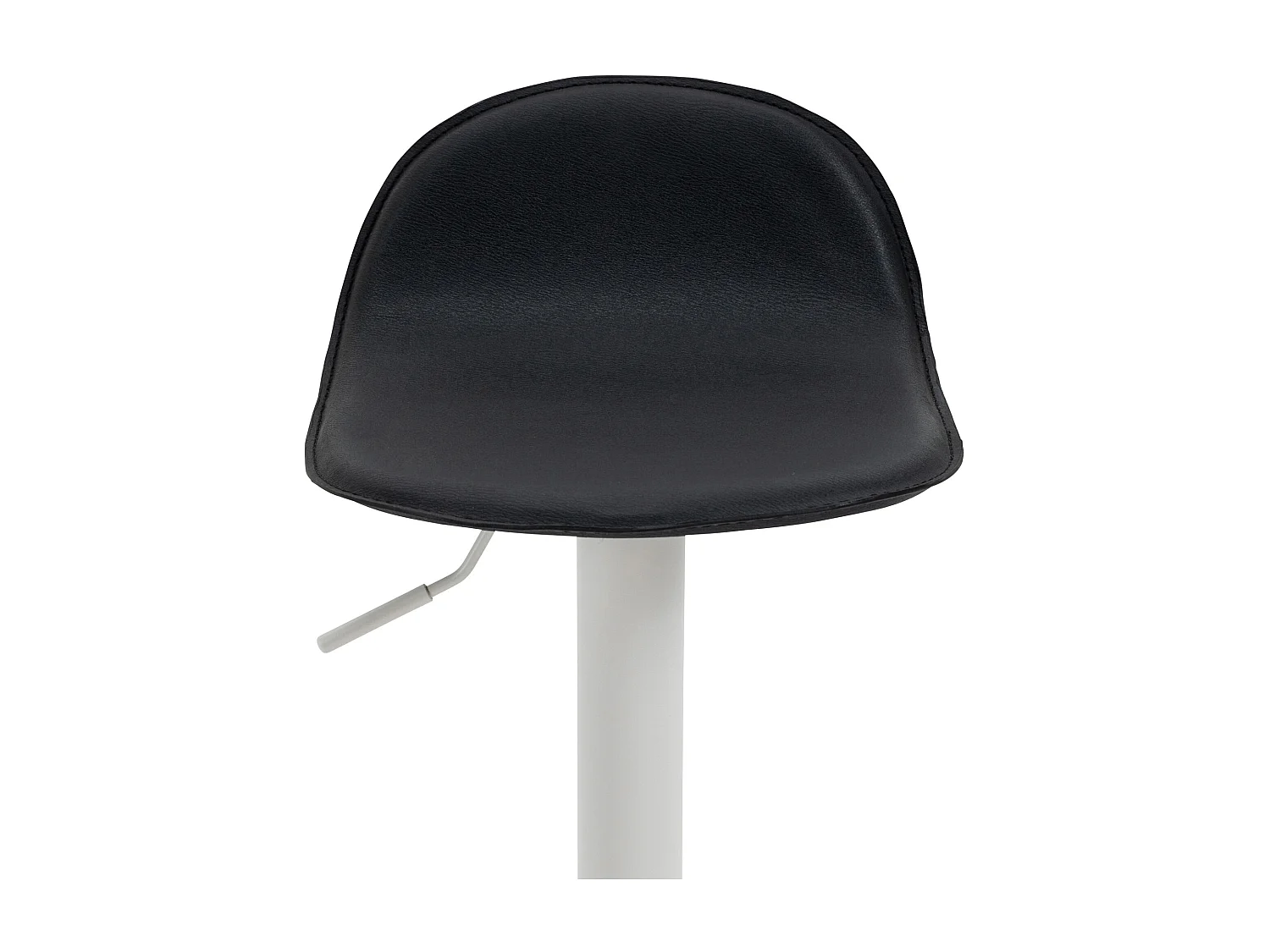 Tabouret de bar - Similicuir & Métal - Noir - Lana V2