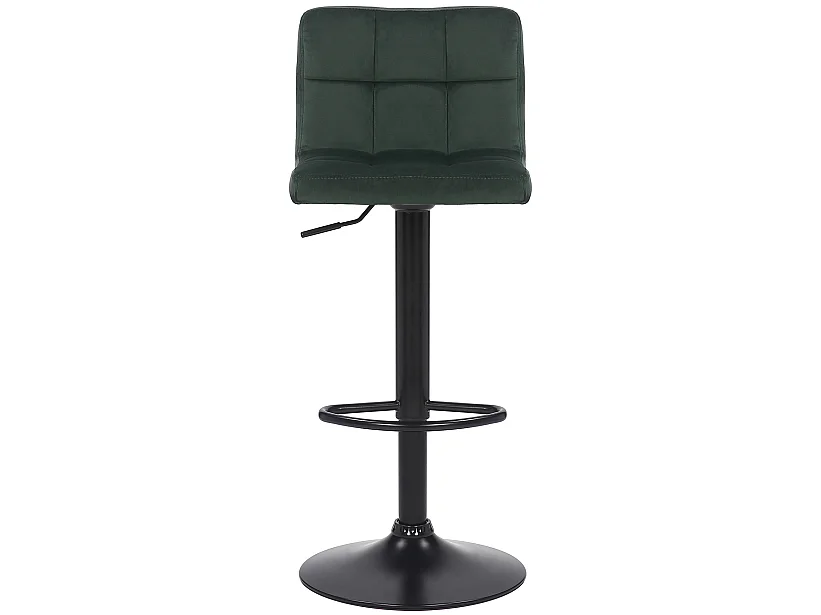 Lot de 2  Tabouret de bar - Velours & Blanc - Vert - Feni